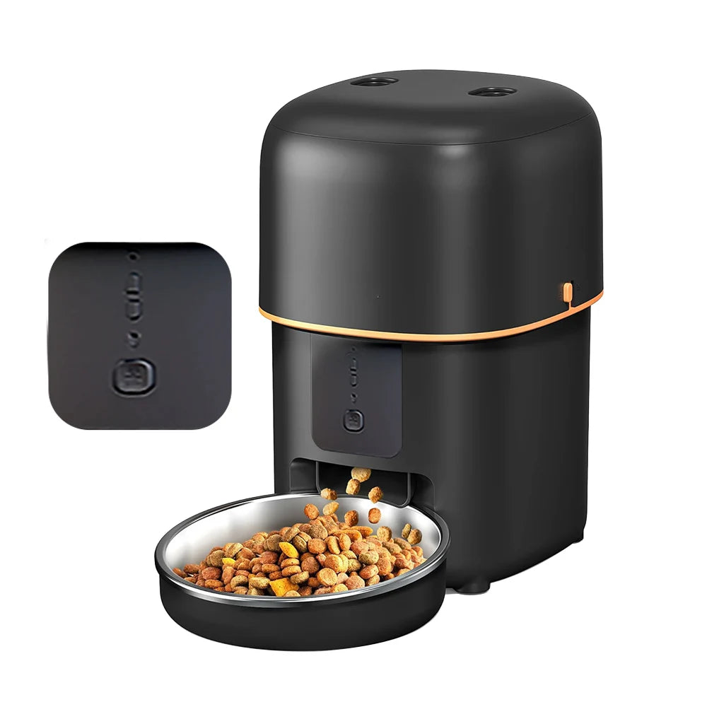 2L Smart Pet Feeder with 5G WiFi & Camera – Automatic Cat & Dog Food Dispenser with Video Monitoring