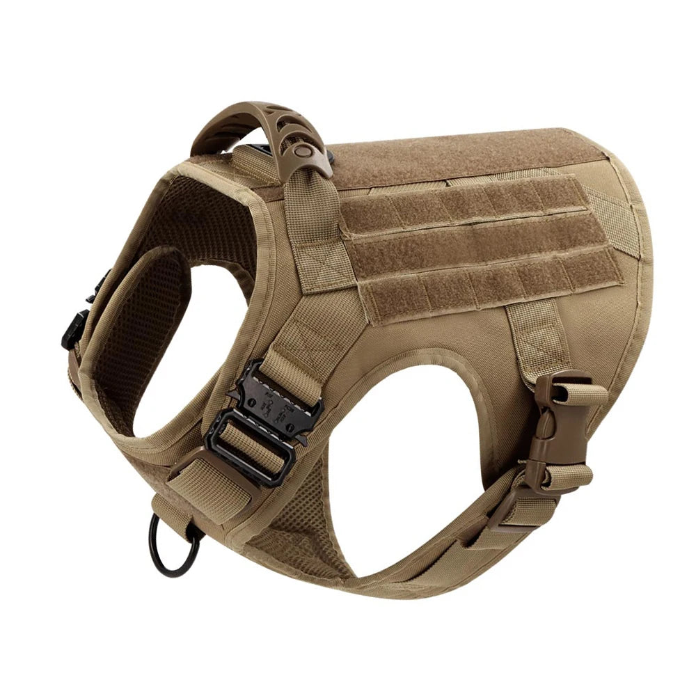 Large Dog Harness & Leash Set – Training Vest for German Shepherds, Malinois & Big Dogs