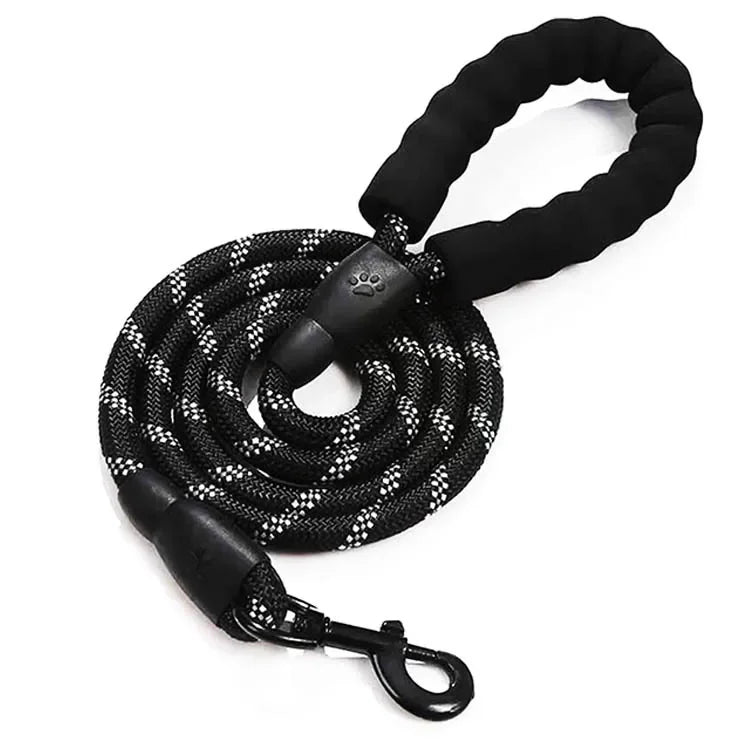 Strong Reflective Dog Leash – Heavy-Duty Pet Leash for Small, Medium & Large Dogs