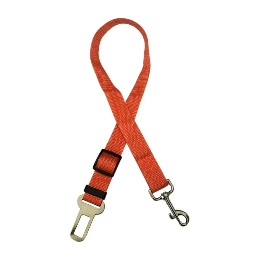Dog Car Seat Belt – Adjustable Safety Harness Clip for Dogs & Cats