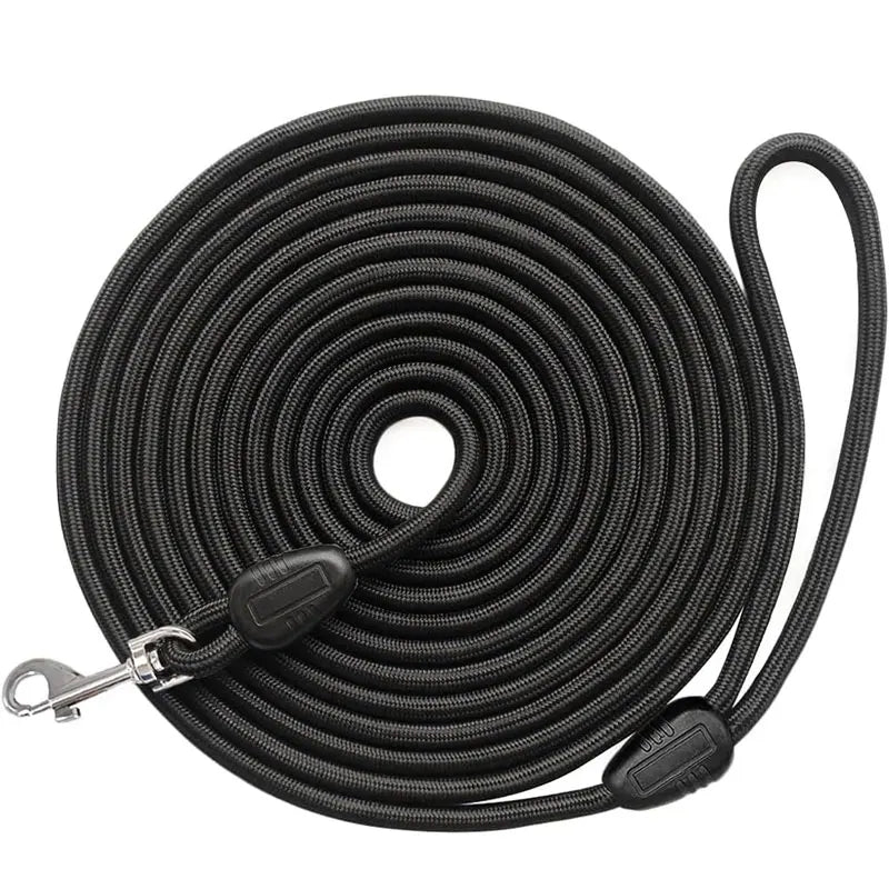 Long Rope Training Dog Leash – 5M / 10M / 15M Heavy-Duty Nylon Recall & Agility Lead for Medium and Large Dogs