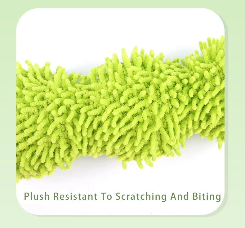Catnip Caterpillar Chew Toy – Silvervine Molar Teaser for Interactive Play & Dental Health