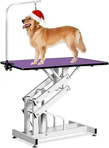 Hydraulic Dog Grooming Table – Heavy Duty Adjustable Table for Large Dogs (330 lbs Capacity)