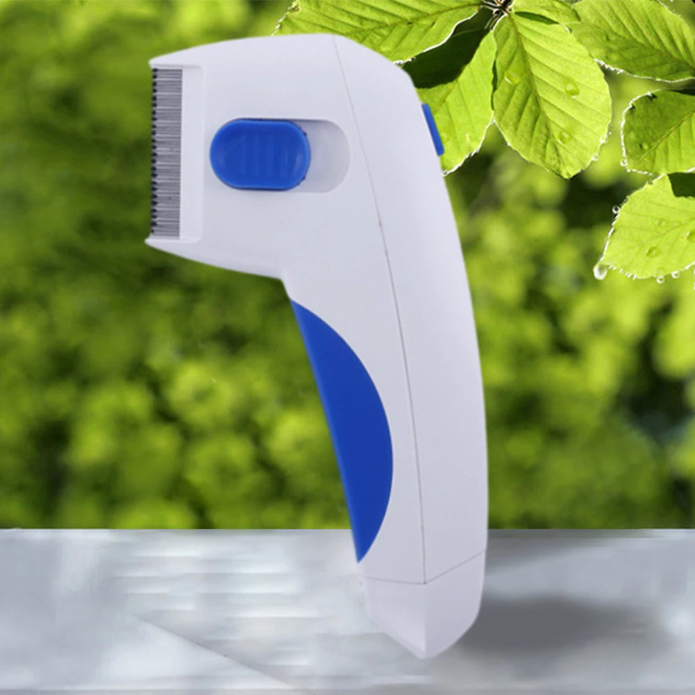 Electric Flea Comb for Cats & Dogs – Safe Anti-Flea & Tick Removal Tool | Kills Fleas, Removes Dandruff & Hair Stains