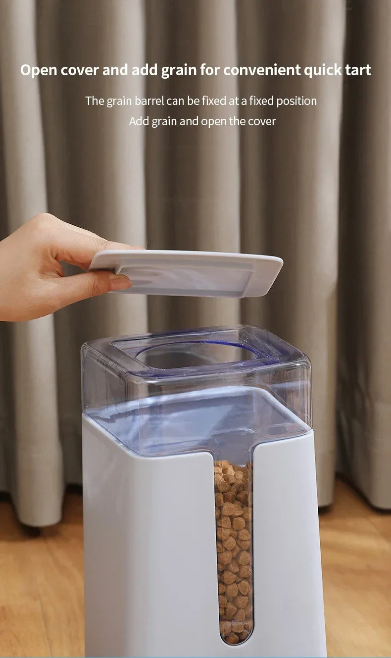 3.5L Automatic Pet Food Feeder – Large Capacity Gravity Dispenser for Cats & Dogs
