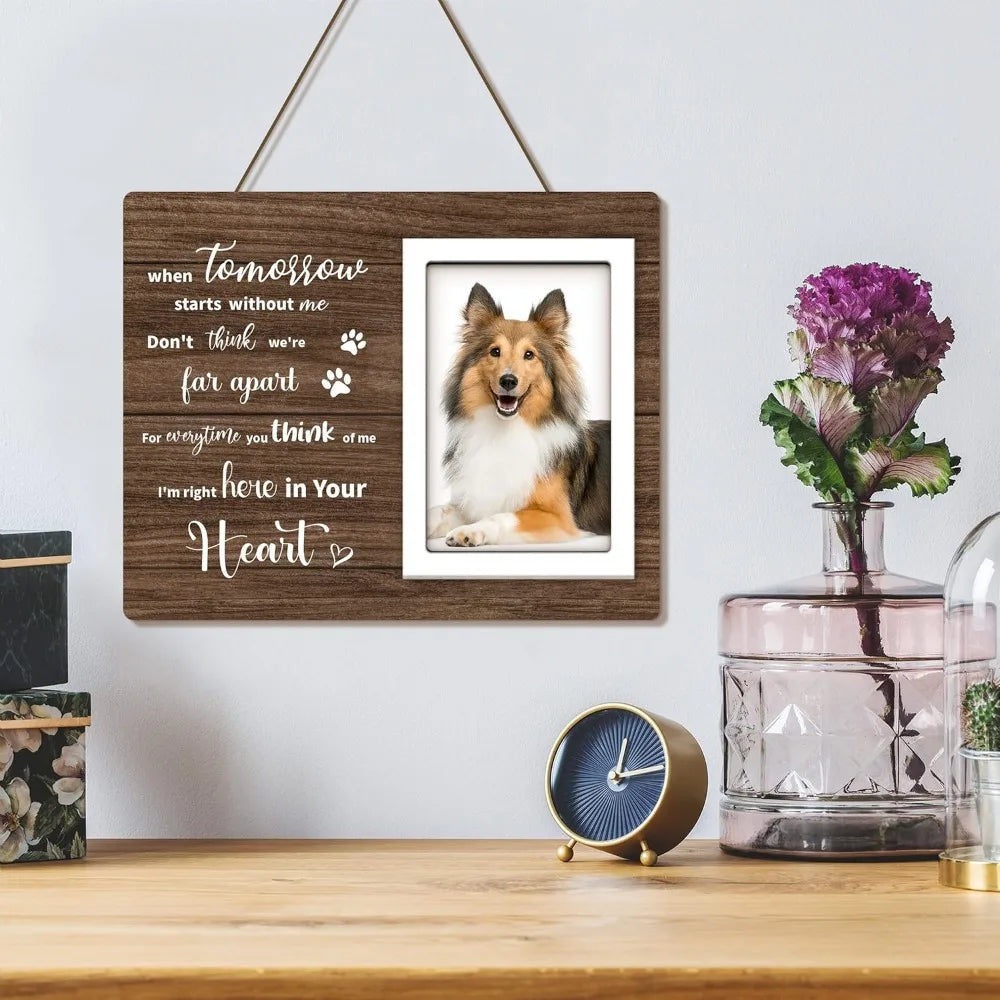 Dog Memorial Picture Frame – 4x6 Pet Sympathy Gift for Dog Loss, Bereavement Remembrance Keepsake