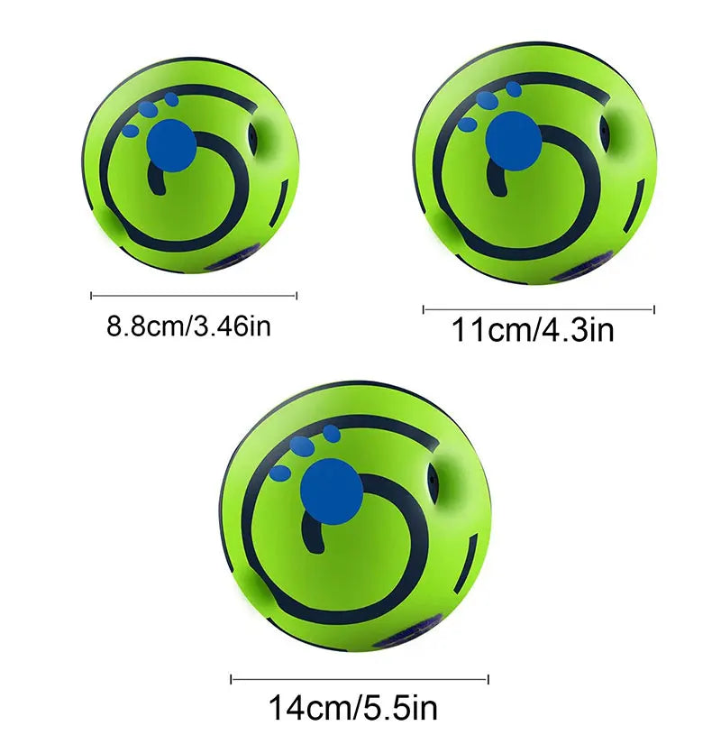 Wobble Wag Giggle Ball – Interactive Dog Toy with Fun Giggle Sounds
