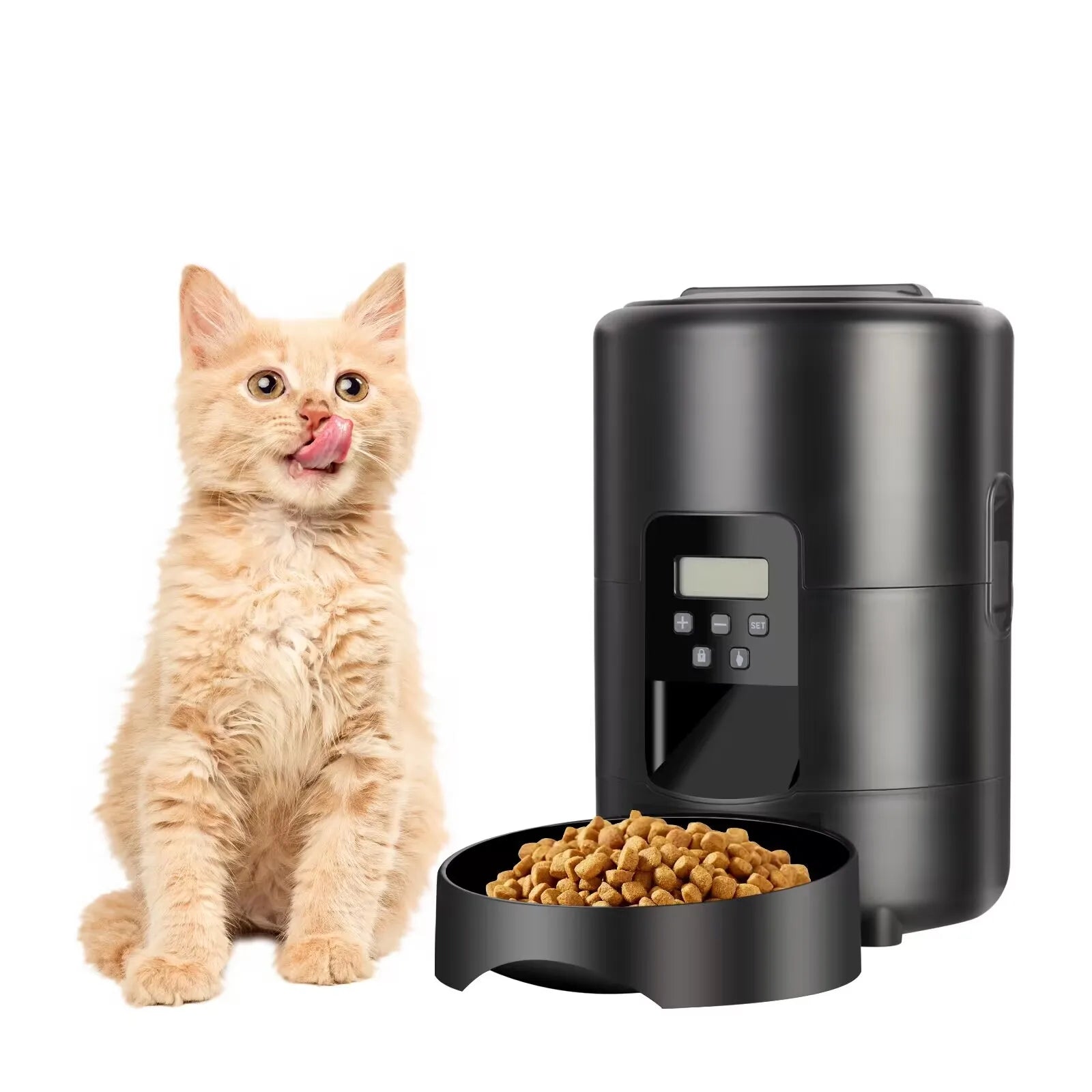 2L Smart Automatic Pet Feeder with WiFi, APP & Camera – Timed Dog & Cat Food Dispenser