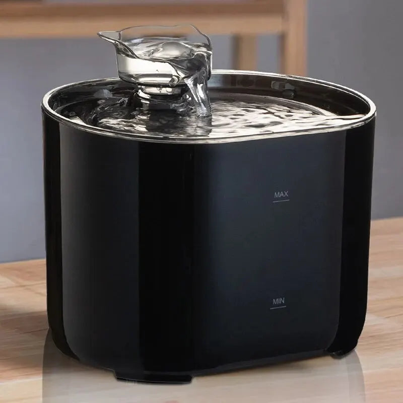 Cat Water Fountain – USB Quiet Pump, Automatic Recirculating Pet Water Dispenser for Cats & Small Dogs with Filter