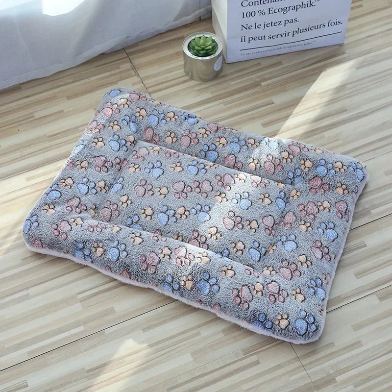 Double-Sided Plush Pet Mat β Reversible Sleeping Bed Cushion for Cats & Small Dogs
