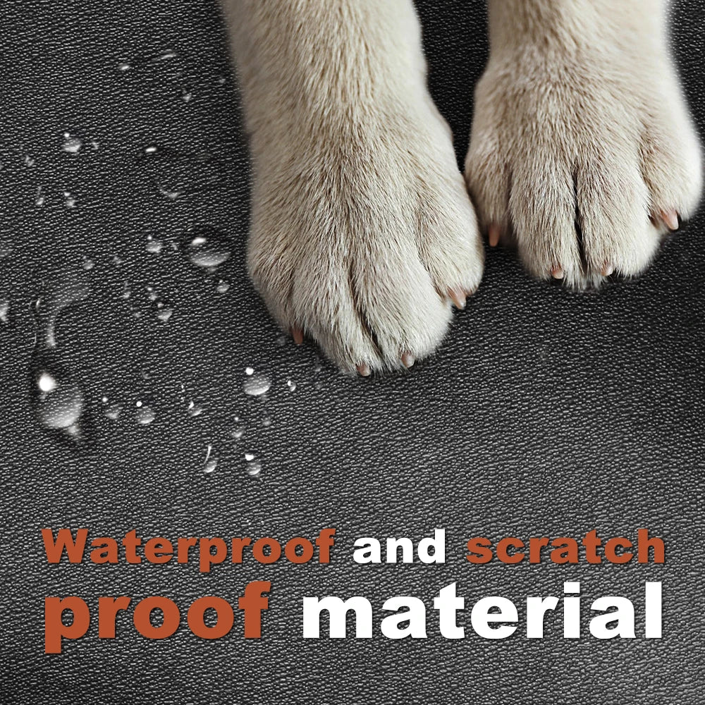 Back Seat Extender for Dogs – Waterproof Dog Car Seat Cover with Hard Bottom | Anti-Scratch Car Protector & Pet Carrier Mat