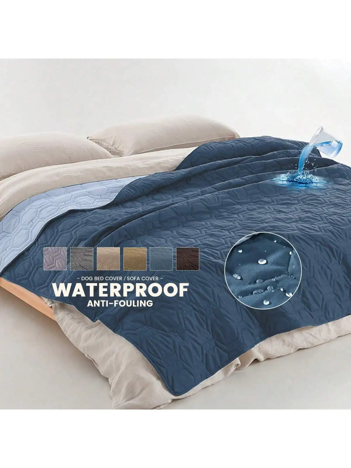 1PC Dog Bed Cover & Pet Blanket β Waterproof Sofa Mat & Car Protector for Dogs and Cats