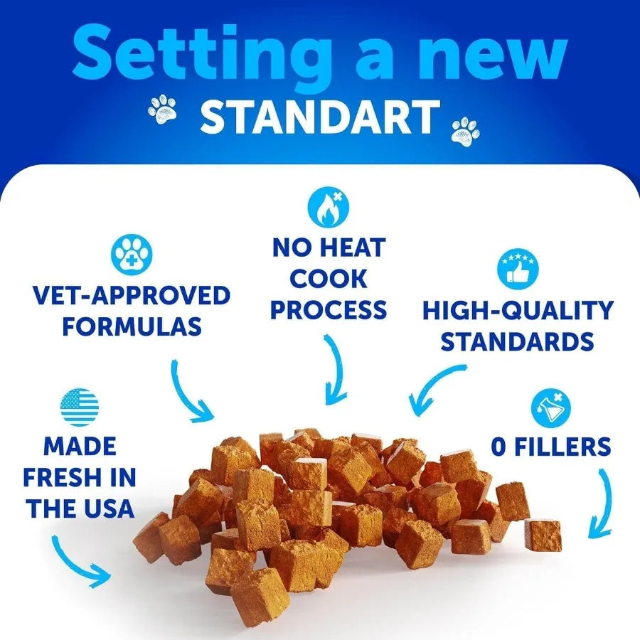 Natural Flea & Tick Prevention Supplement for Cats & Kittens – Daily Oral Chew with Vitamins