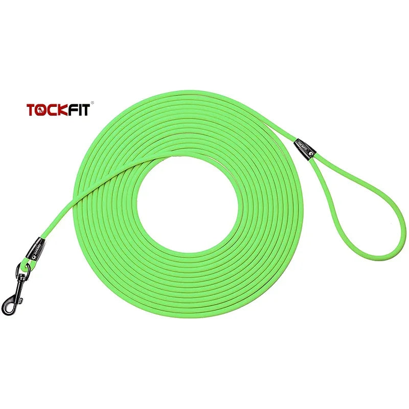 Waterproof Long Dog Training Leash – Durable PVC Lead for Recall, Yard, Beach & Outdoor Play (5FT, 10FT, 20FT, 30FT)