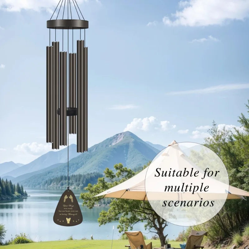 Dog Memorial Wind Chime – Pet Loss Sympathy Gift & Remembrance Keepsake for Dogs