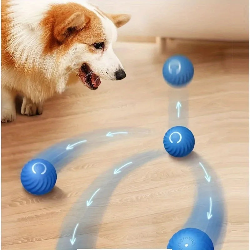 Gravity Smart Jumping Ball – USB Rechargeable Pet Toy for Cats & Dog