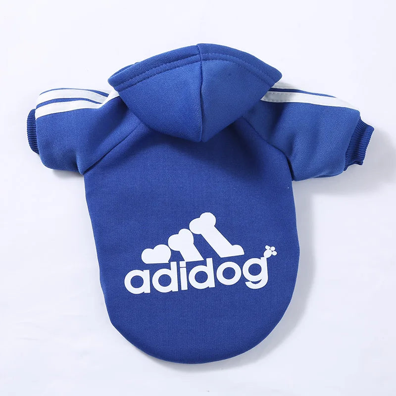 Adidog Dog Hoodie – Cotton Hooded Sweatshirt for Small to Large Dogs (XS–5XL)
