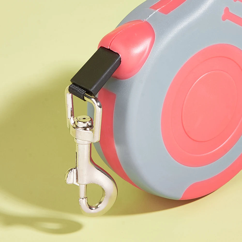 3m/5m Retractable Dog Leash – Strong Nylon Automatic Lead for Small, Medium & Large Dogs Cats