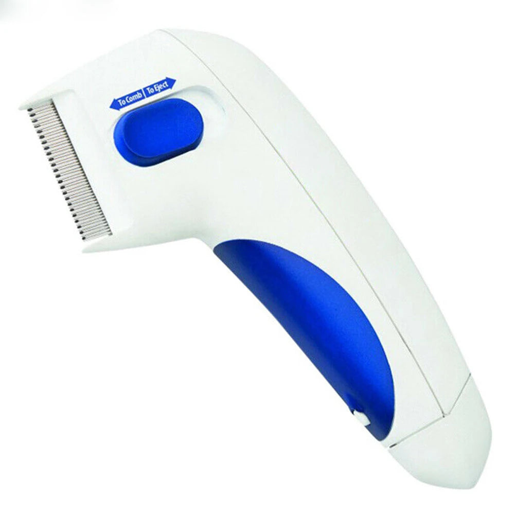 1Pc Pet Licke Electric Tick Remover Comb – Safe & Effective Flea, Tick, and Lice Killer Cleaning Tool for Dogs, Cats, and Small Pets