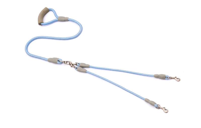 150cm Strong Dual Dog Leash – Soft Handle Pet Leash for Small, Medium & Large Dogs