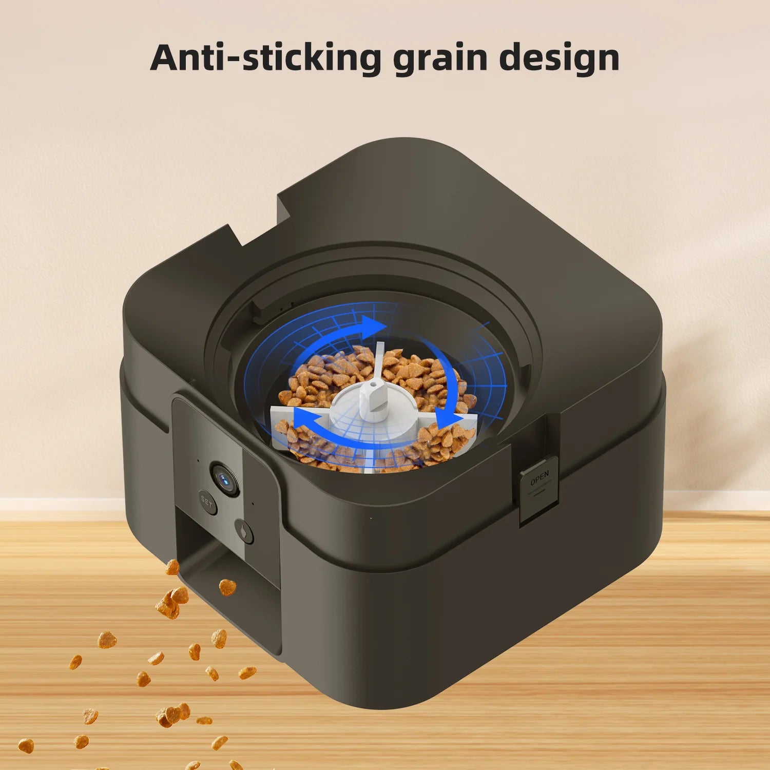 2L Smart Automatic Pet Feeder with WiFi, APP & Camera – Timed Dog & Cat Food Dispenser
