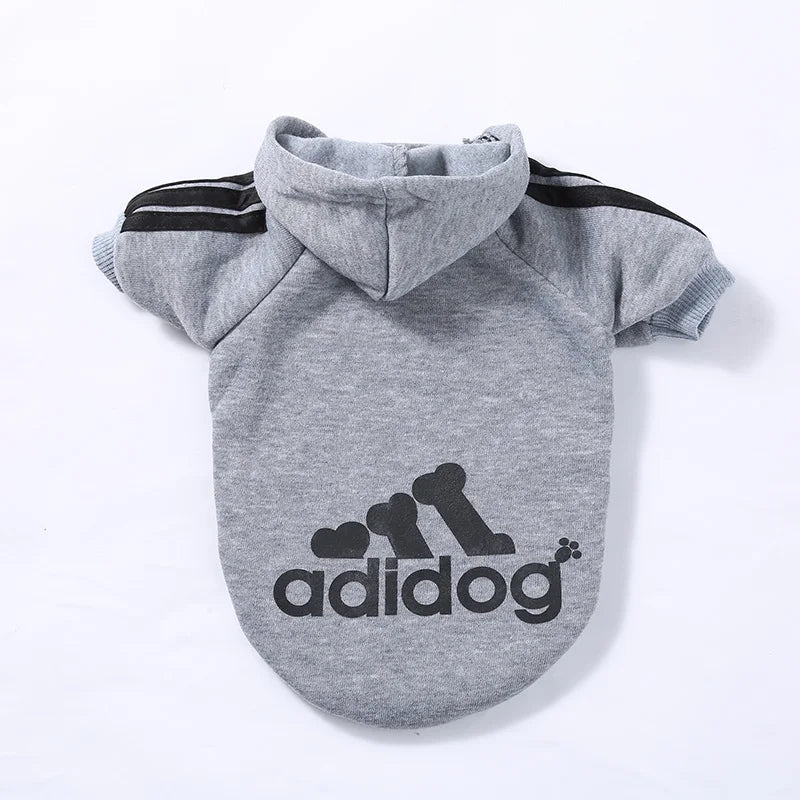 Adidog Dog Hoodie – Cotton Hooded Sweatshirt for Small to Large Dogs (XS–5XL)