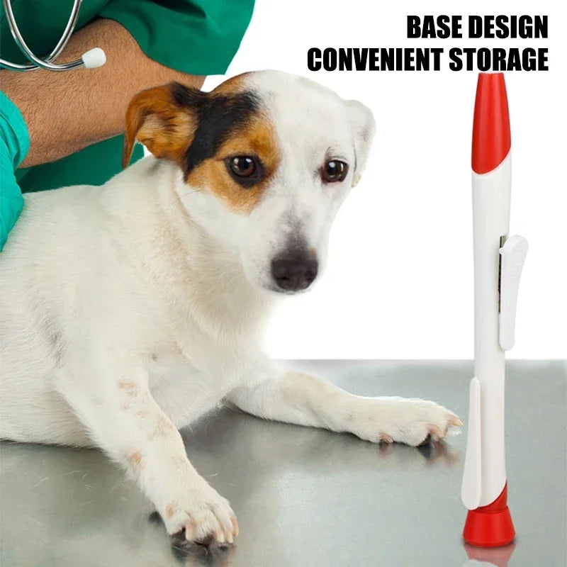 Pet Tick & Flea Remover Pen – Anti-Parasite Tool for Dogs, Cats & Small Animals
