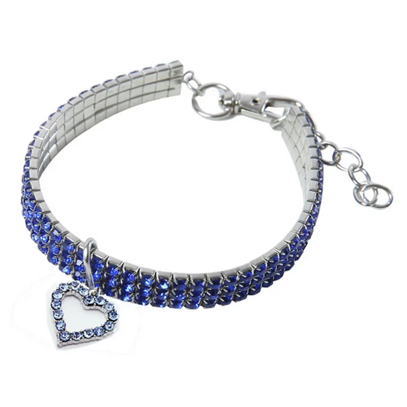 Bling Rhinestone Dog Collar – Crystal Pet Collar for Small and Medium Dogs