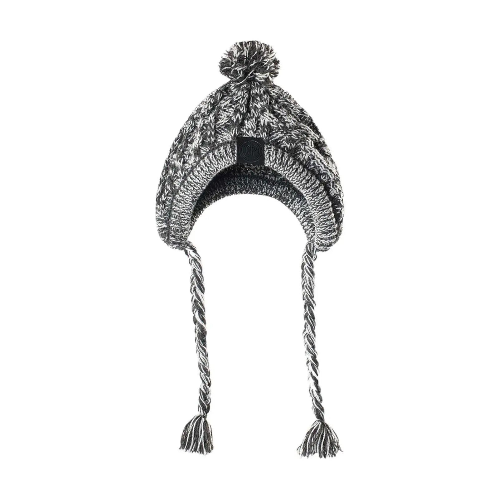 Winter Warm Knitted Dog Hat – Windproof Pet Beanie with Fluffy Pom for Small & Medium Dogs