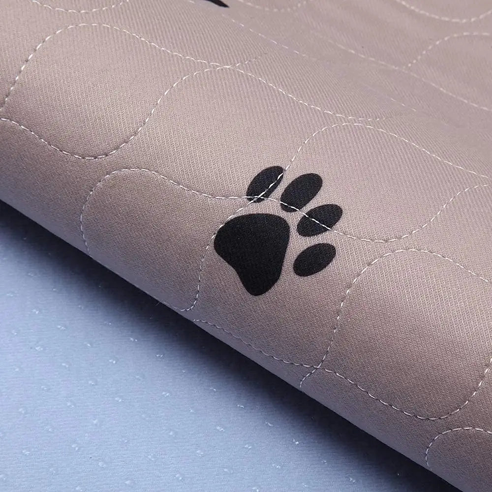 Washable Dog Pee Pads with Grooming Gloves – Reusable Waterproof Puppy Training Pads (Large)