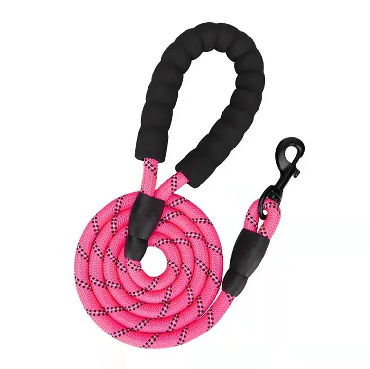 Strong Reflective Dog Leash – Heavy-Duty Pet Leash for Small, Medium & Large Dogs