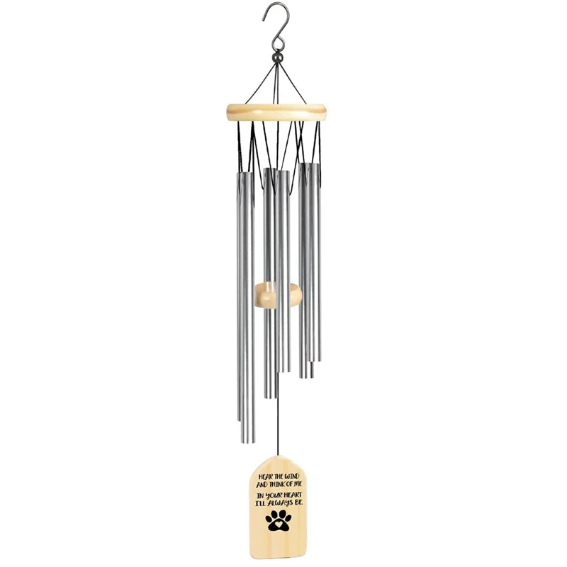 Personalized Pet Memorial Wind Chimes – Custom Pet Loss Bereavement & Sympathy Gift