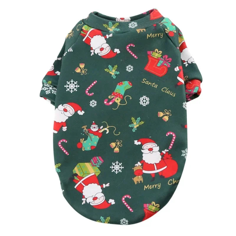 Christmas Dog Sweater – Warm Pullover for Small & Medium Dogs & Cats