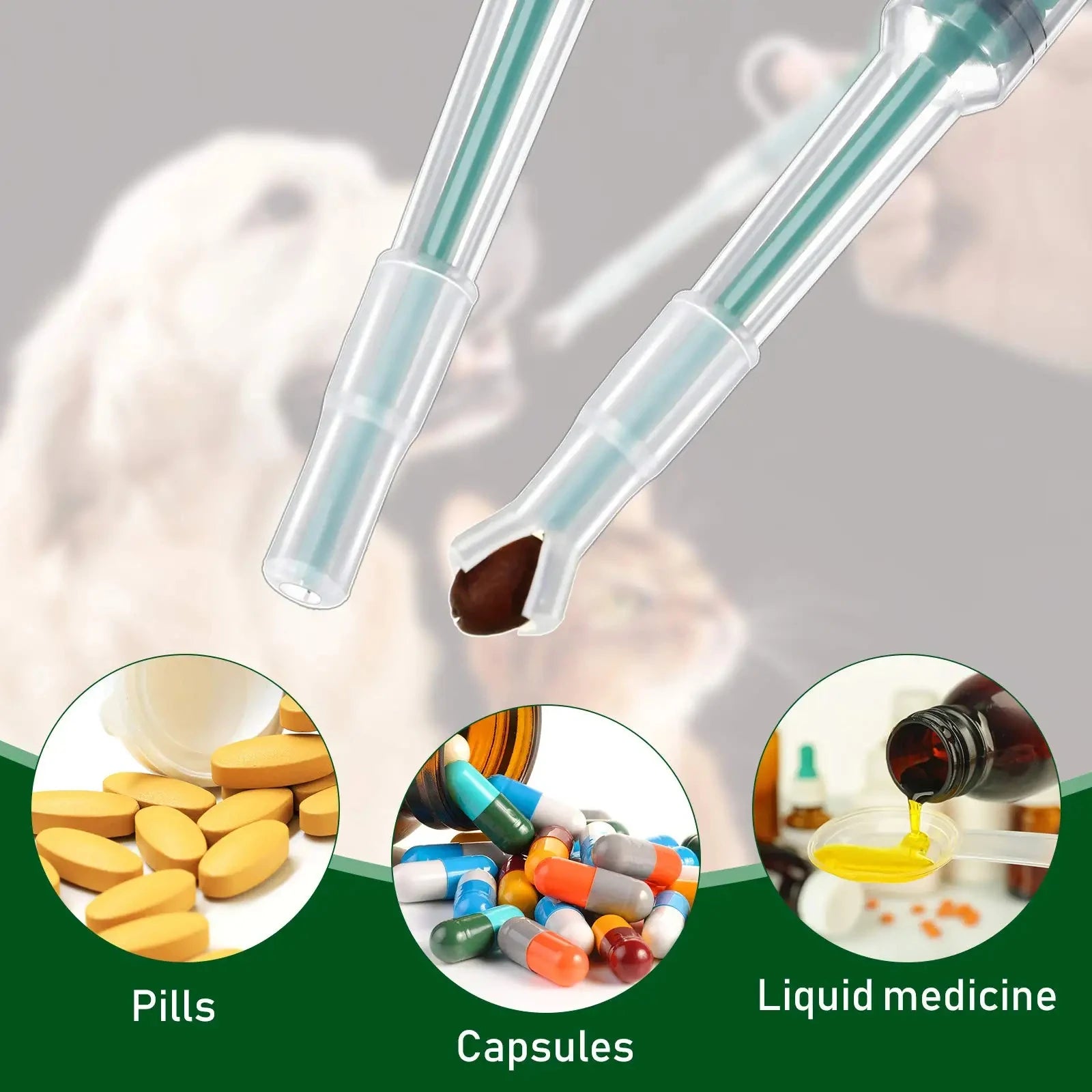 Pet Medication Dispenser – Pill Feeding Stick for Cats & Dogs