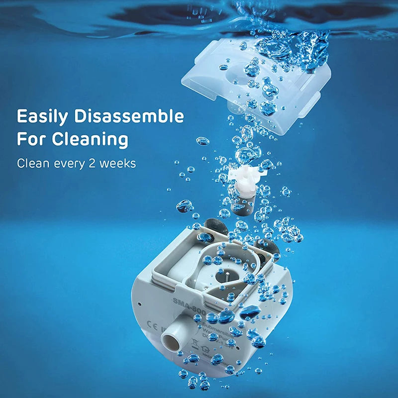 Pet Fountain Motor – USB Submersible Pump SMA-800, Silent DC 5V/1A Water Pump for Cat Drinking Fountain
