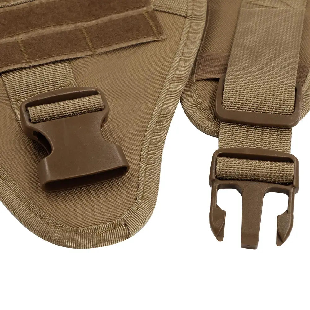 Large Dog Harness & Leash Set – Training Vest for German Shepherds, Malinois & Big Dogs