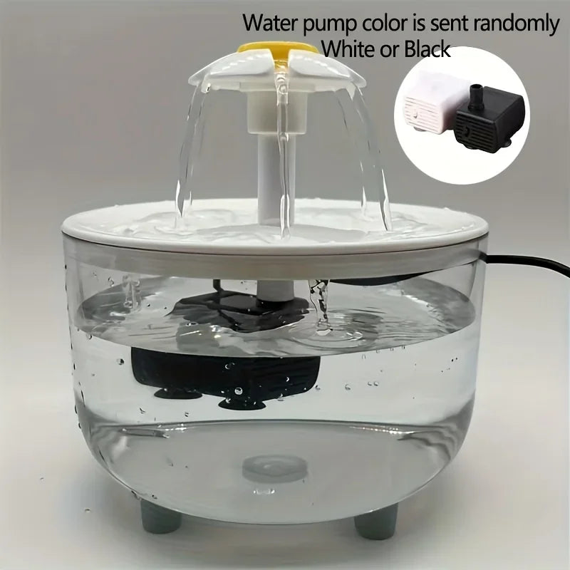 1200mL Automatic Pet Water Fountain – USB Electric Quiet Cat & Dog Water Dispenser with Filter