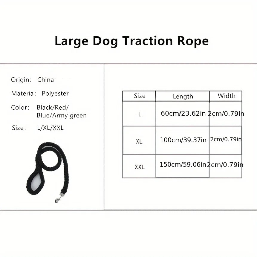 Comfort-Strong 5-Foot Braided Dog Leash – Durable & Comfortable Lead for Training and Daily Walks