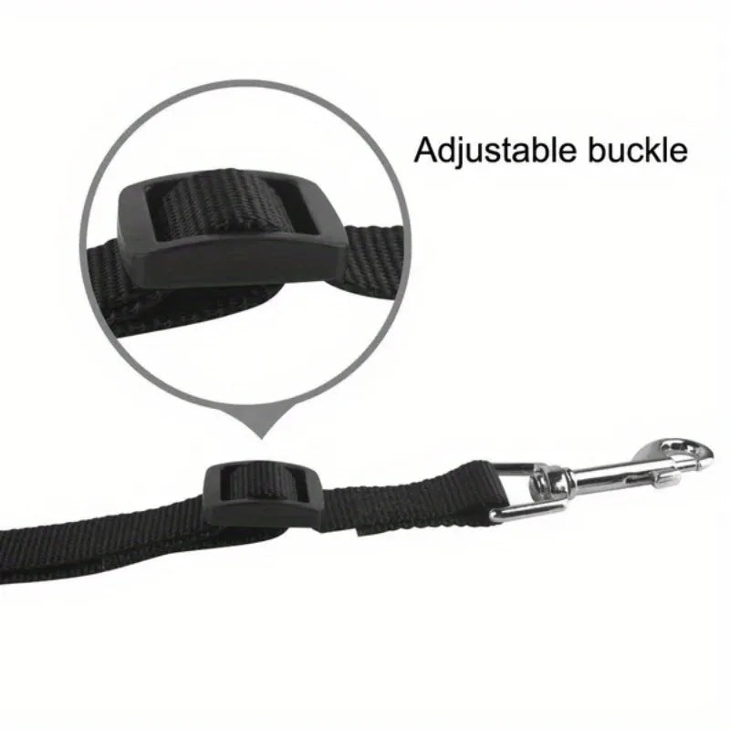 3-in-1 Durable Nylon Dog Leash – Outdoor Walking, Car Travel & Hiking Leash with Padded Handle