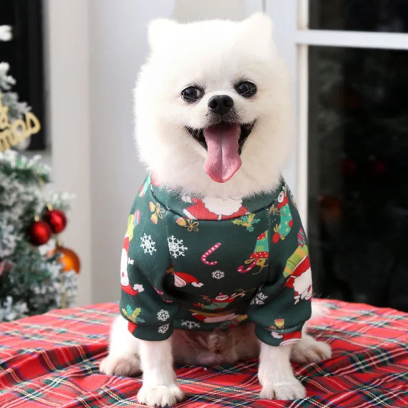 Christmas Dog Sweater – Warm Pullover for Small & Medium Dogs & Cats