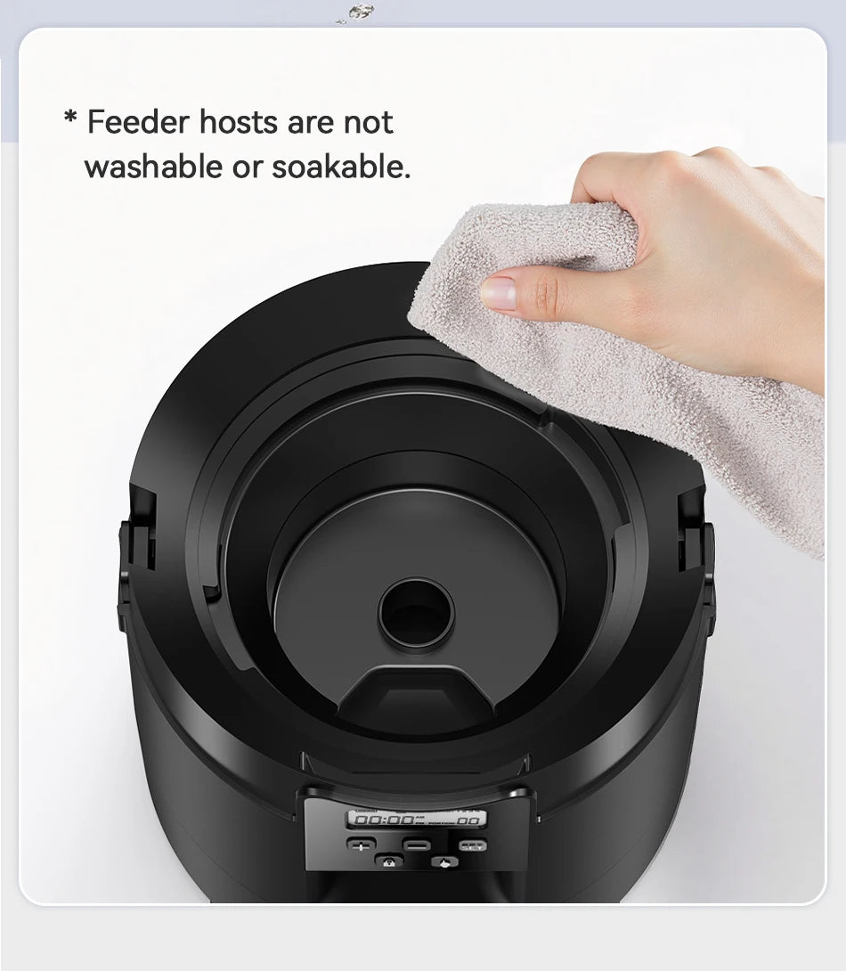 ROJECO 2L Automatic Pet Feeder – Smart Auto Dog & Cat Food Dispenser, Button Control