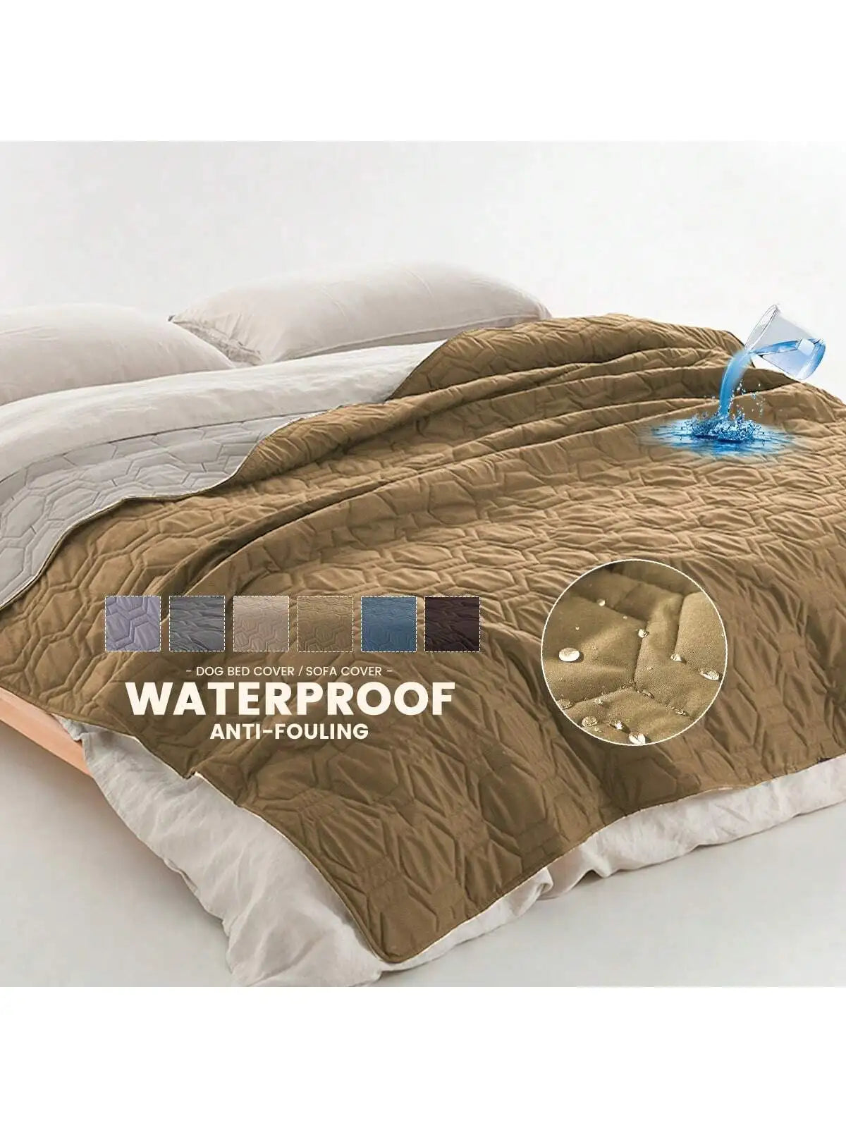 1PC Dog Bed Cover & Pet Blanket β Waterproof Sofa Mat & Car Protector for Dogs and Cats