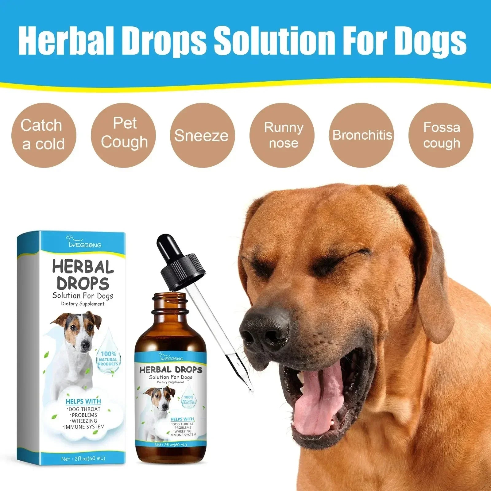 Herbal Pet Cough Drops – Soothing Relief for Dogs & Cats, Supports Throat Health & Immunity