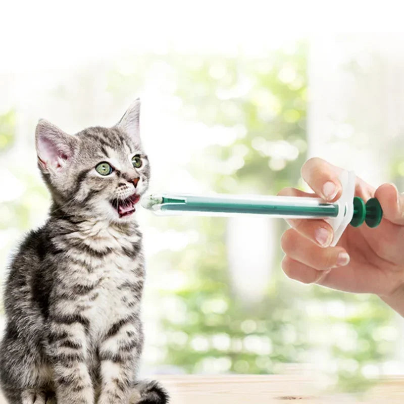 Pet Pill Dispenser Syringe – Soft-Tip Medicine Feeder for Cats & Dogs