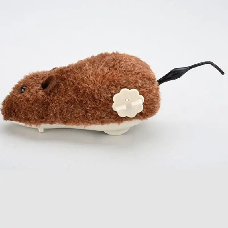 1Pc Lifelike Plush Running Mouse Toy – Interactive Moving Rat Toy for Cats, Dogs & Kids (Random Color)