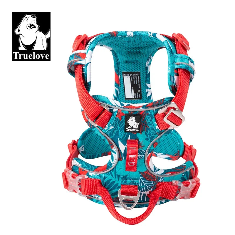 Truelove Reflective No-Pull Dog Harness – Adjustable Safety Vest for Medium & Large Dogs
