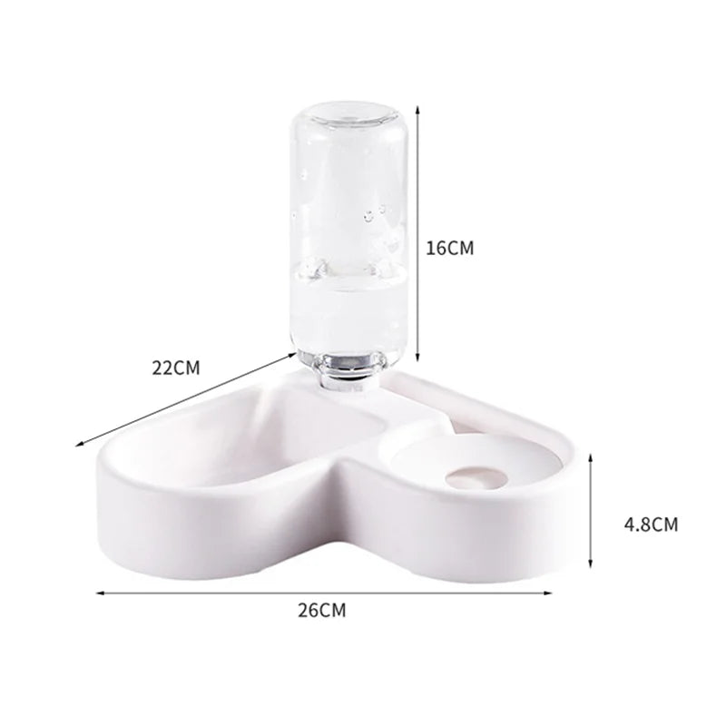 Automatic Dual-Use Pet Bowl – Moisture-Proof Water and Food Feeder for Cats & Dogs
