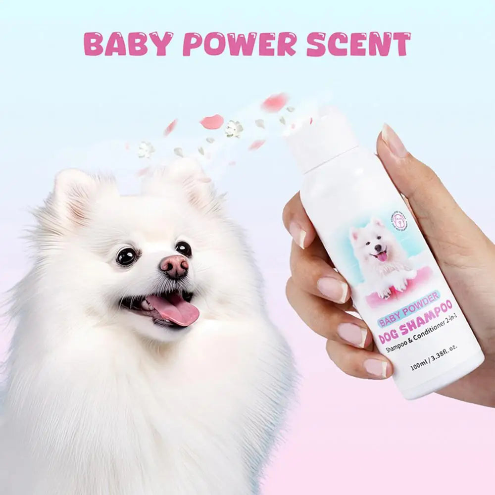 2-in-1 Dog Shampoo & Conditioner – Odor Remover for Puppies | Rich Foam & Long-Lasting Fragrance | Gentle All-in-One Pet Wash