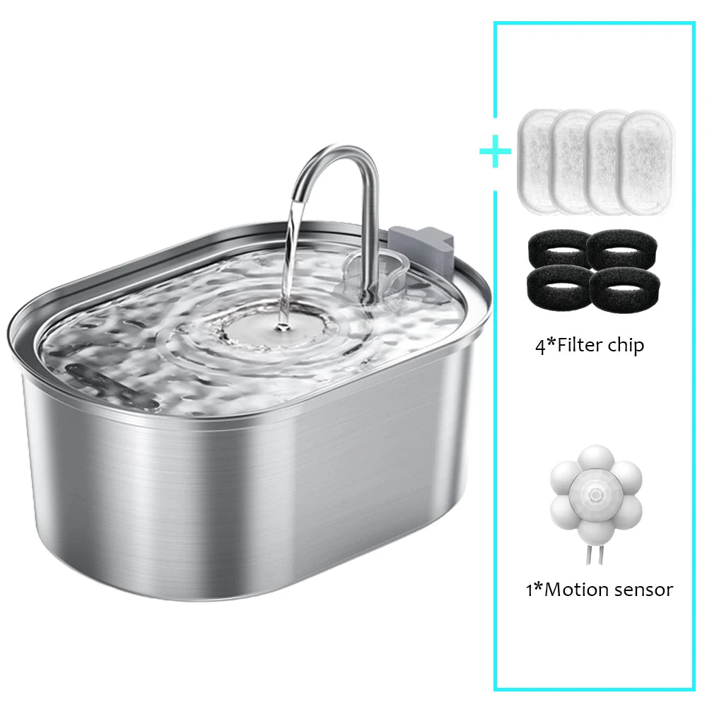 Smart Automatic Cat Water Fountain – Silent Pet Water Dispenser for Cats & Dogs