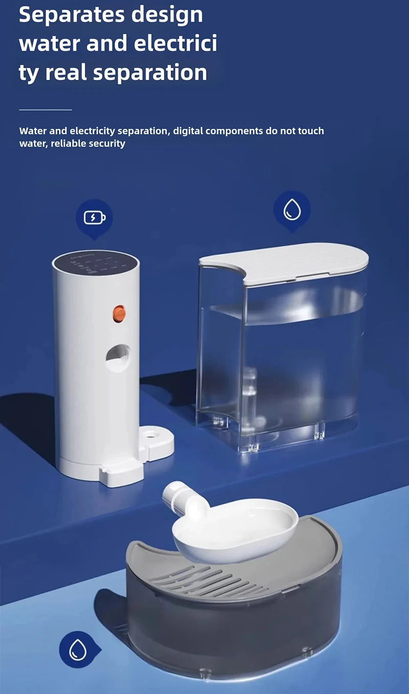 Smart Rechargeable Cat Water Fountain – Automatic Running Water Dispenser for Cats & Dogs